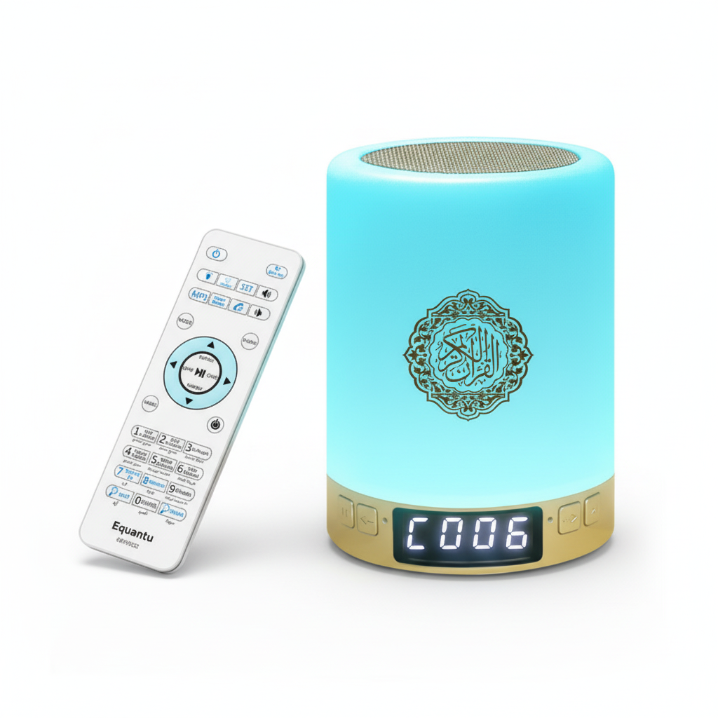 Bright Quran Azan Muslim Koran Bluetooth Speaker Portable Night Light Holy Lamp Sound Box Music Wireless Caixa De Som Bocina Mp3